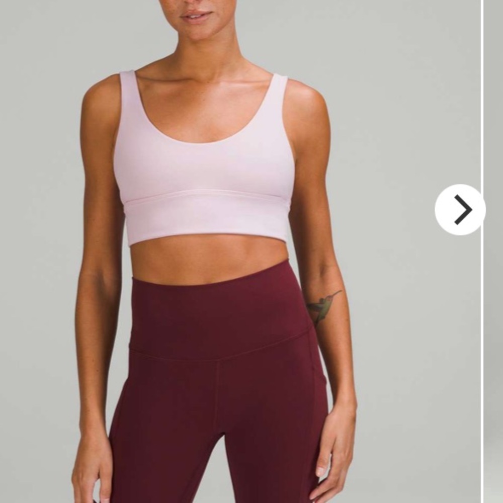 Lululemon Align Reversible Bra Light Support, A/B Cup, Pink Peony/ Pink Peony